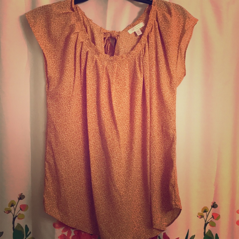 Gold and white Lauren Conrad Blouse